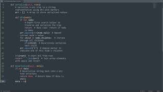 Leetcode 428. Serialize and Deserialize N-ary Tree in Python | Python Leetcode | Python Tutorial