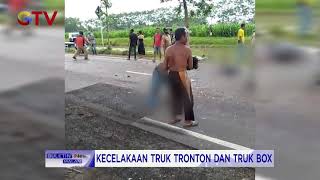 Kecelakaan Truk Tronton vs Truk Boks di Lumajang, Jawa Timur #BIM 04/10