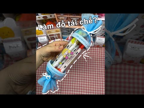 Video Cách làm đồ đựng bút Trong Suốt hình viên kẹo | Liam... - YouTube
