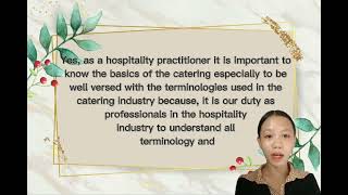 MODULE 1: Introduction to Catering Management
