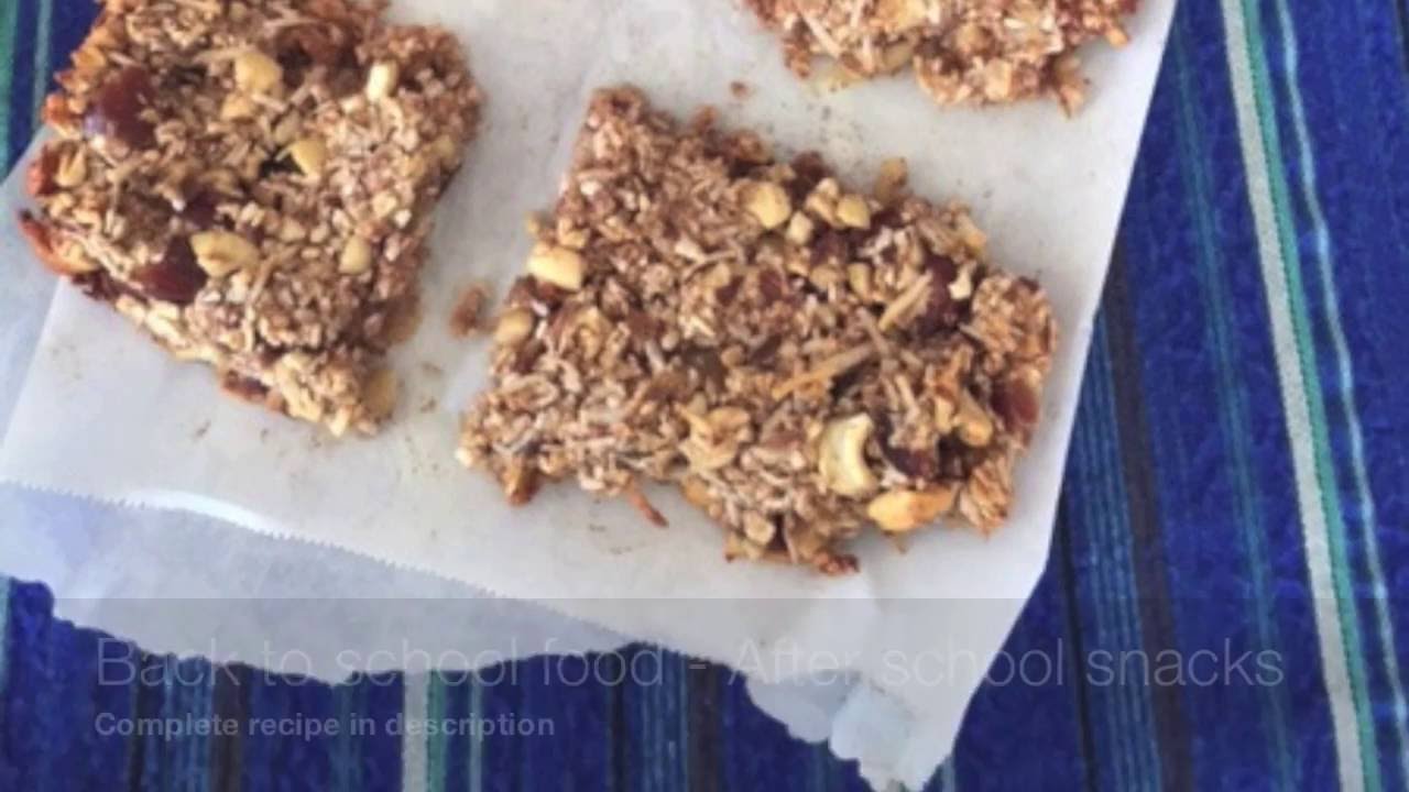 Back to School Recipes - After School Snack Bar Recipe | Eat East Indian