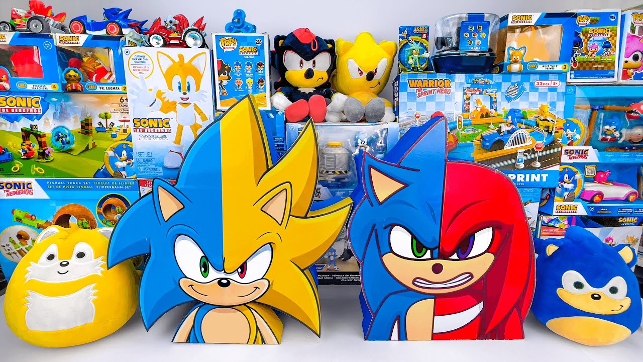 sonic-the-hedgehog-toy-collection-unboxing-super-sonic-two-face-youtube