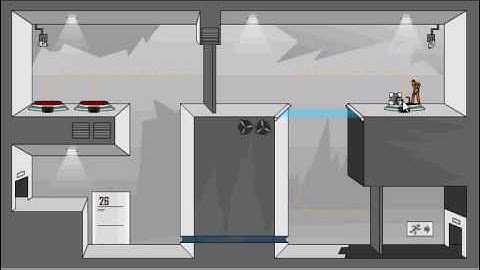 portal the flash version part 3 levels 21 to 30