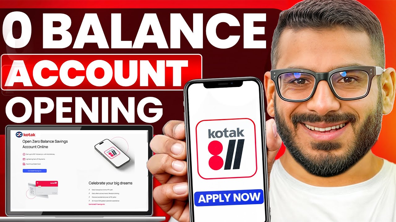 Kotak Mahindra Bank Open Account Zero Balance | Kotak 811 Account Opening Online Zero Balance