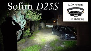 Sofirn D25S Headlamp review  2 x SST40  USB Charging  $14.94!!!