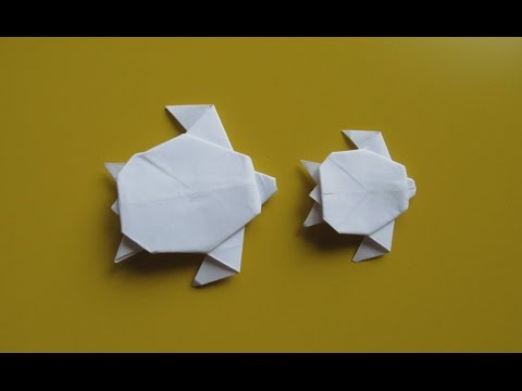 Оригами видео черепаха