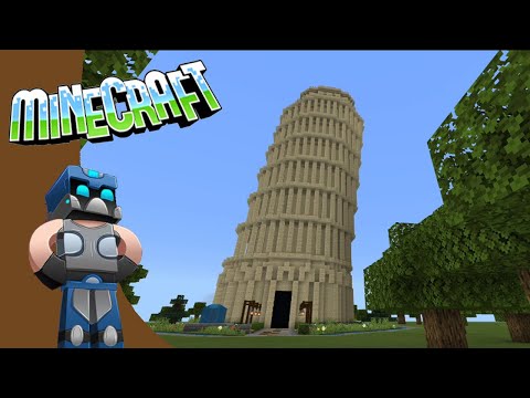 Tutorial Minecraft Torre Pisa / Como hacer la Torre de Pisa en Minecraft Bien EXPLICADO