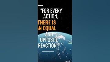 For every action, there is an equal and opposite reaction #simplethoughts #thoughts #physicsquotes