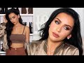 Grwm fall makeup hair  outfit  carli bybel