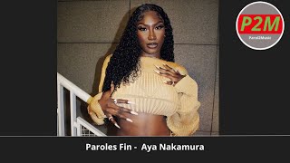 Paroles Fin - Aya Nakamura [son officiel]