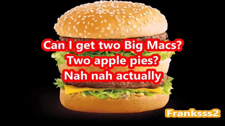 How to Order McDonalds like a Boss wLyrics 1 Hour