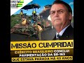 EXÉRCITO BRASILEIRO CONCLUI PAVIMENTAÇÃO DA BR 163