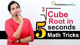 Aptitude Made Easy  How to solve cube root in seconds?  Math tricks and shortcuts