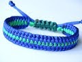 DIY Macrame Style Bracelet-Mated Half Hitch/Square Cobra Knot Sliding System/Snake Pull Knot -CBYS