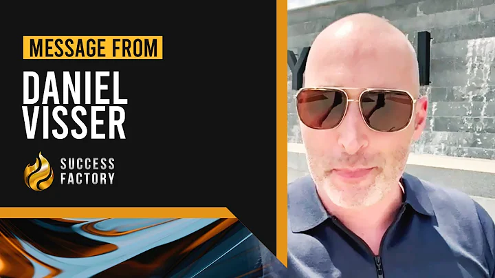 A message from Daniel Visser
