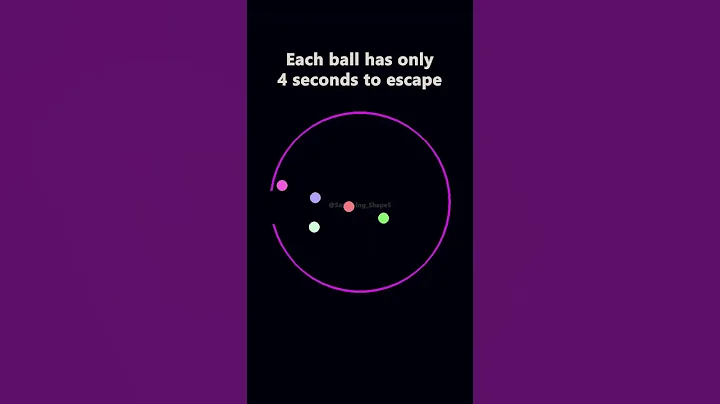 Will a ball escape? #satisfying #viral #simulation