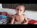 Baby kinjal eating