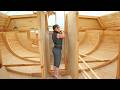 🔴Couple Builds Homemade YACHT in BACKYARD. Amazing Wood Project