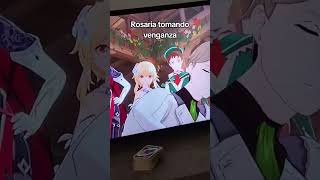 Rosaria está molesta #genshinimpact #rosaria #humor #lumine #genshin