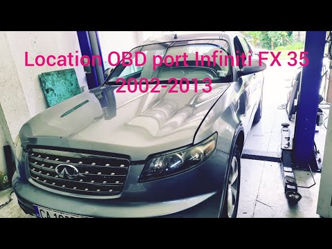 Location OBD port Infiniti FX 35 2002-2013 Location OBD port Infiniti FX 35 2002-2013