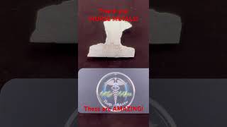 New SILVER pours! ‘Merica! #coinshop #silver
New at Minot Coin & Bullion!
2.2 oz (+- 0.1oz.) Silver Trump Patriotic Busts!
Hand poured by Spencer at Murse Metals!
Check out the HUGE selection of quality Silver Handpours at Mursemetals.com New SILVER pours! ‘Merica! #coinshop #silver