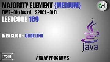 Majority element | leetcode 169 | Majority element leetcode | Majority element leetcode java