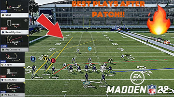 *NEW META* MADDEN 22 BEST ONE PLAY TOUCHDOWN PLAYS AFTER PATCH!! BEATS EVERY COVERAGE ELITE GAMEPLAY