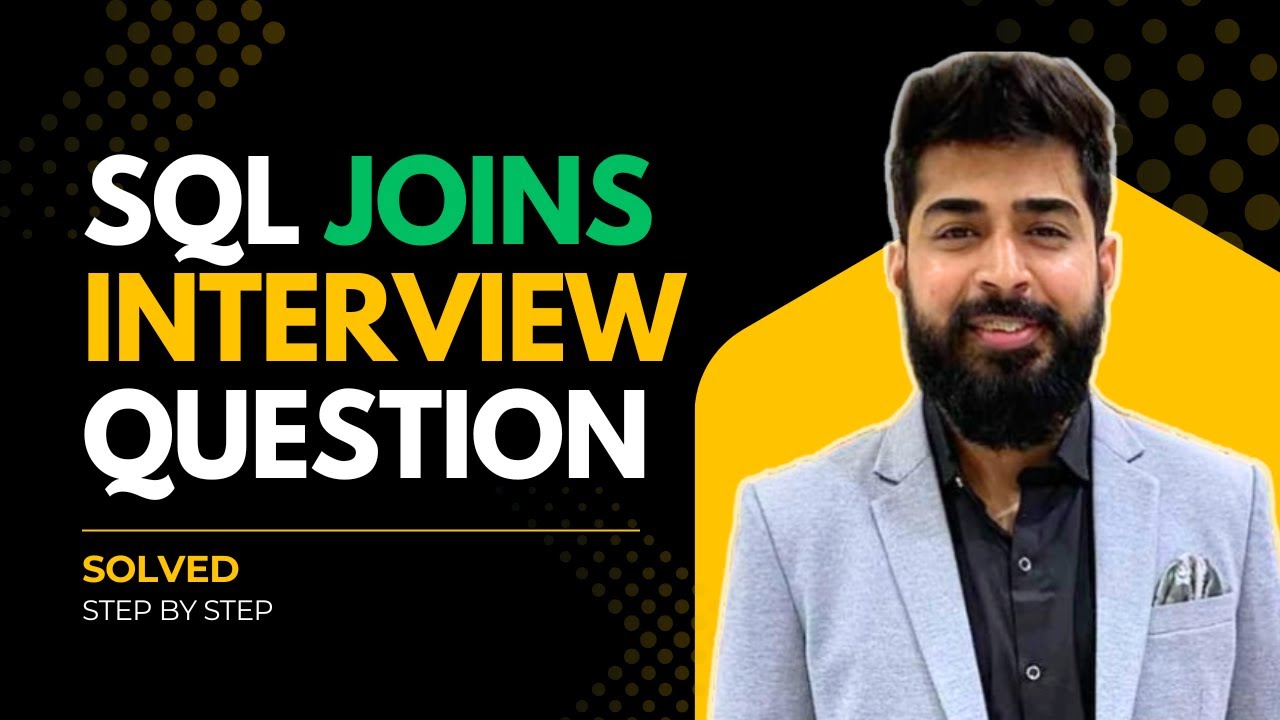 Practice this SQL Interview Question before your interview - YouTube