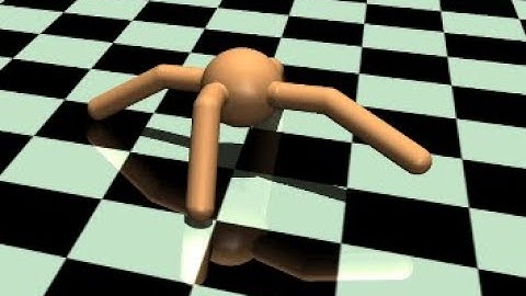 Ant-v4 Gymnasium PPO #AI #simulation