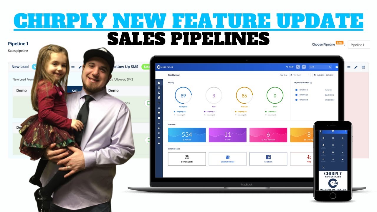 Chirply New Feature Update - Sales Pipelines!