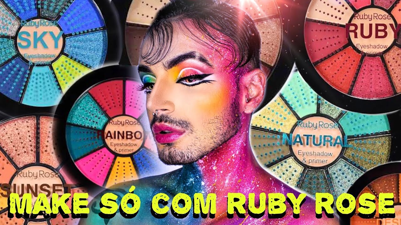 MAKEUP ONLY WITH RUBY ROSE: TESTING EVERYTHING! 🔥🌈 | Victor Nogueira