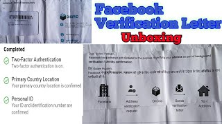Ongrid Facebook address verification Letter | Address verification Letter Unboxing | apply online