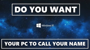 How to Speak Your Computer Your Name  During Startup (Very Interesting Video)