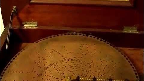 1902 Regina Music Box Double Comb - Vintage Music Bizet The Toreador