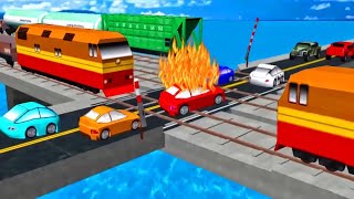 Local Train Railroad Crossing Level:10 - Android GamePlay screenshot 4