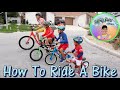 How to ride a bike in 4 minutes  no training wheels  4 easy steps