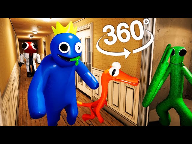 FNF VS Blue 360° VR Minecraft Animation (Rainbow Friends) 