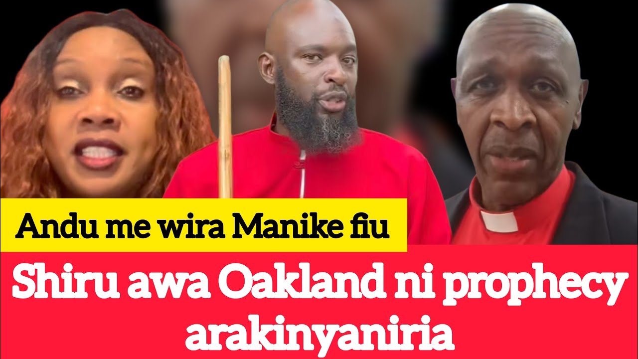Ahunjia maranikwo ni Shiru wa Oakland tondu wa uhinga na maheni