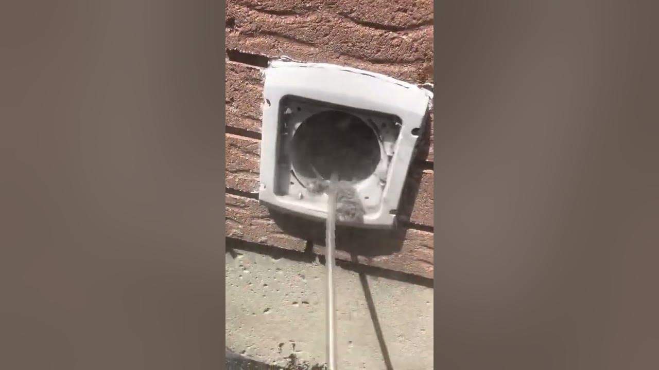 How We Clean Dryer Vent YouTube