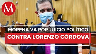 Morena advierte que podría promover juicio político contra Lorenzo Córdova