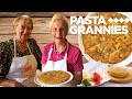 Double helpings of fried cheese deliciousness called Frico! | Pasta Grannies