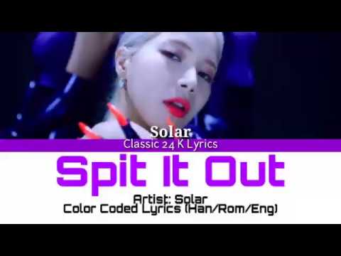 Mamamoo Solar 'SPIT IT OUT' Intro Teaser Lyrics (Han/Rom/Eng)