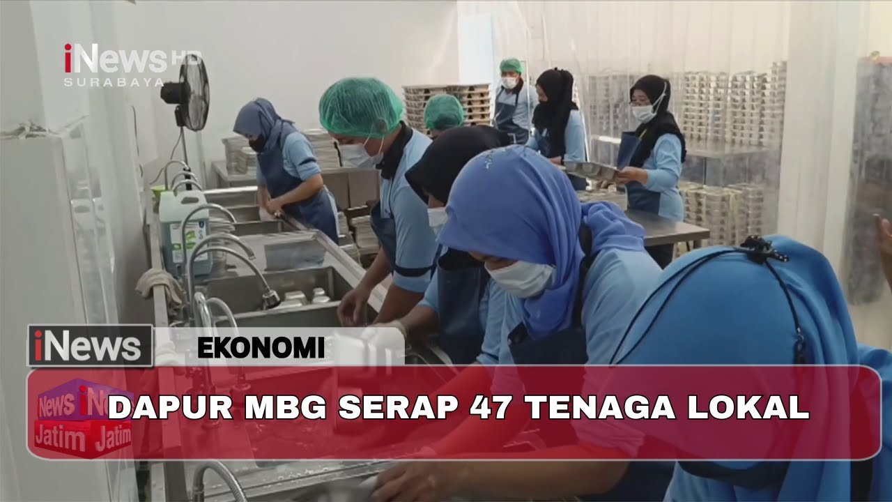 Dapur MBG Surabaya: Puluhan Warga Dapat Kerja!