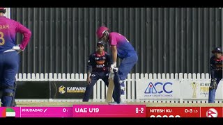 Ahmed Khudadad - UAE (U19) vs NEPAL (U19) - ACC Men's U19 Premier Cup 2025 - GRAND FINALE Highlights