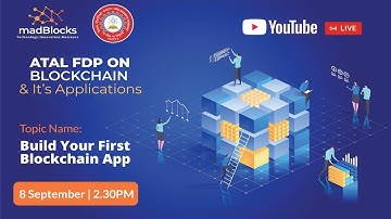 Build your First Blockchain App - BIT MESRA - ATAL FDP on Blockchain