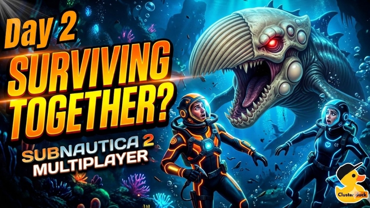 SUBNAUTICA 2 Multiplayer Just Got WAY More Terrifying! (Day 2) 😱