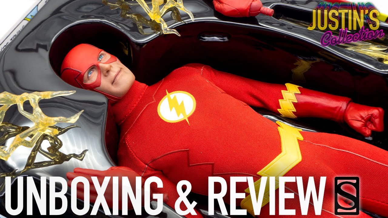 The Flash DC Comics Justice League Sideshow Collectibles Unboxing & Review  - YouTube