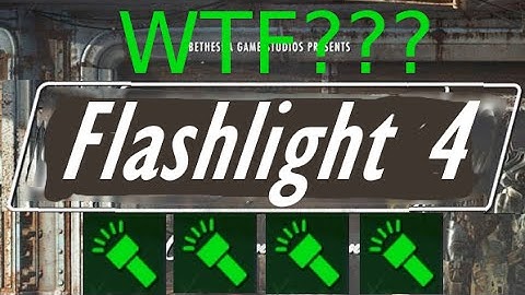 Fallout 4 - What the FLASHLIGHT??? - How to turn on the Flashlight