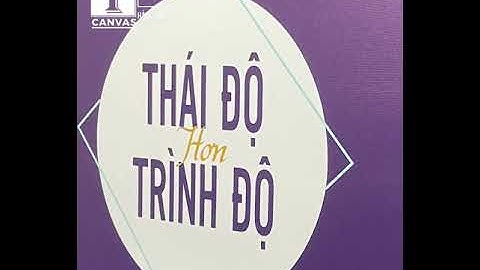 Tranh canvas tràn viền Tạo động lực dành cho văn phòng Thái độ hơn Trình độ T-Canvas Hải Phòng