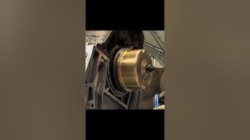 Install of Isuzu 4J rear main seal with correct tool.